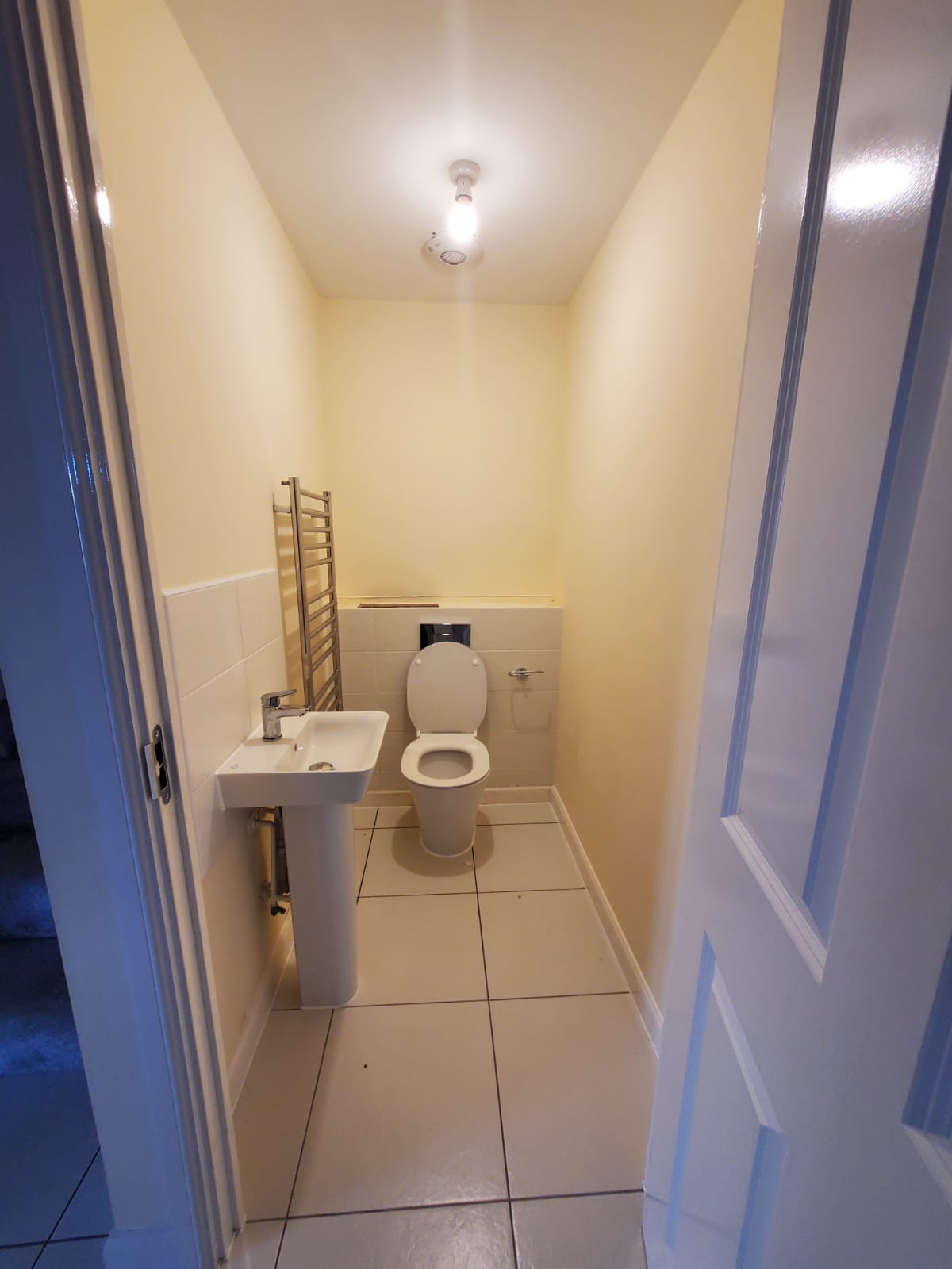 Cloakroom installation completed