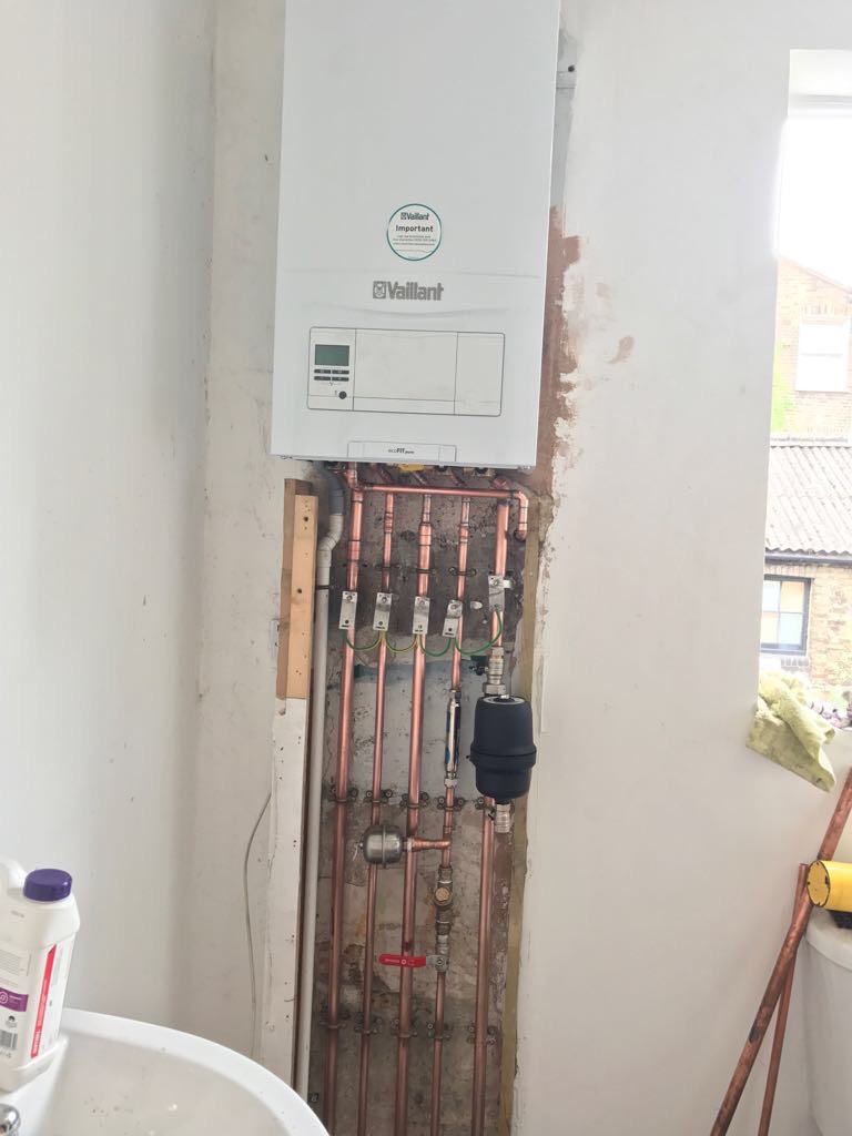 Vaillant boiler system installation